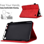 Custodia per tablet in pelle goffrata rombo, For Amazon Kindle Fire 7 2022, For Amazon Kindle Lite 2022, For Amazon Kindle PaperWhite 5 2021, For Amazon Kindle PaperWhite 4 / 3 / 2 / 1