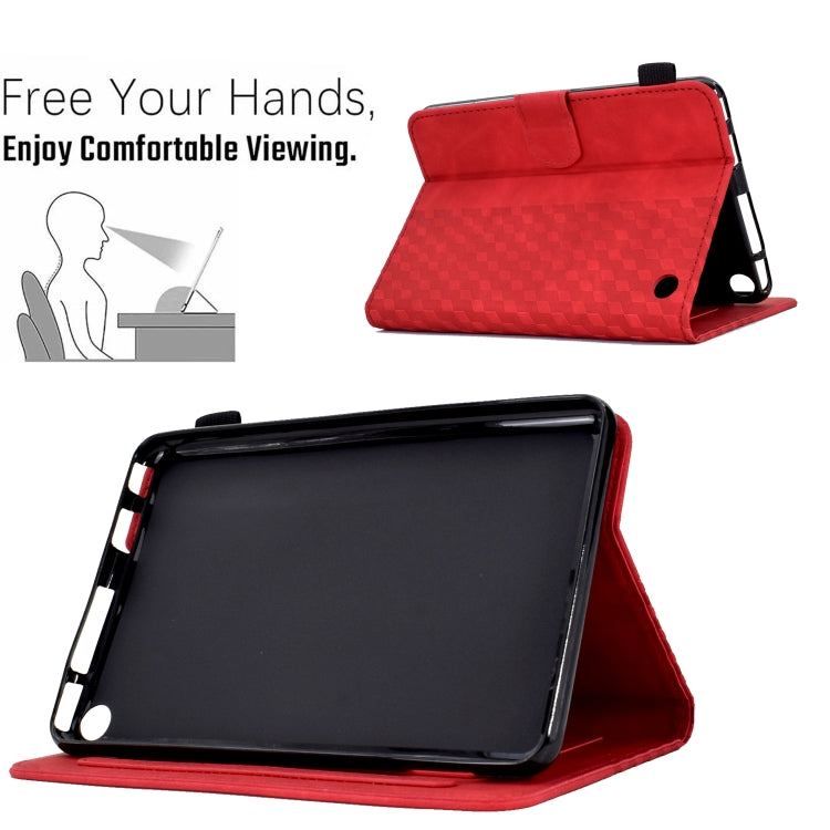 Custodia per tablet in pelle goffrata rombo, For Amazon Kindle Fire 7 2022, For Amazon Kindle Lite 2022, For Amazon Kindle PaperWhite 5 2021, For Amazon Kindle PaperWhite 4 / 3 / 2 / 1