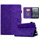 Custodia per tablet in pelle goffrata rombo, For Amazon Kindle Fire 7 2022, For Amazon Kindle Lite 2022, For Amazon Kindle PaperWhite 5 2021, For Amazon Kindle PaperWhite 4 / 3 / 2 / 1