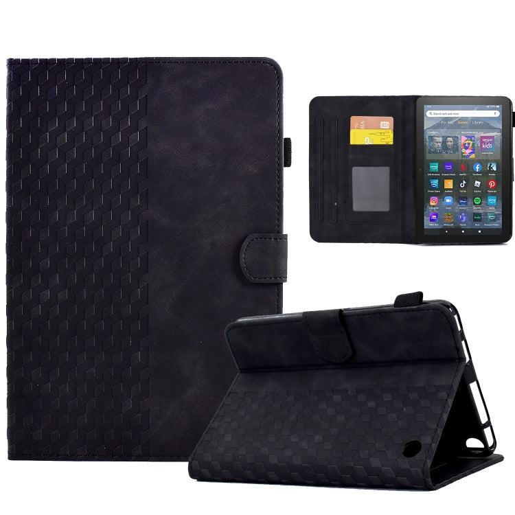 Custodia per tablet in pelle goffrata rombo, For Amazon Kindle Fire 7 2022, For Amazon Kindle Lite 2022, For Amazon Kindle PaperWhite 5 2021, For Amazon Kindle PaperWhite 4 / 3 / 2 / 1
