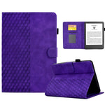 Custodia per tablet in pelle goffrata rombo, For Amazon Kindle Fire 7 2022, For Amazon Kindle Lite 2022, For Amazon Kindle PaperWhite 5 2021, For Amazon Kindle PaperWhite 4 / 3 / 2 / 1