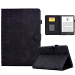 Custodia per tablet in pelle goffrata rombo, For Amazon Kindle Fire 7 2022, For Amazon Kindle Lite 2022, For Amazon Kindle PaperWhite 5 2021, For Amazon Kindle PaperWhite 4 / 3 / 2 / 1