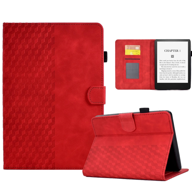 Custodia per tablet in pelle goffrata rombo, For Amazon Kindle Fire 7 2022, For Amazon Kindle Lite 2022, For Amazon Kindle PaperWhite 5 2021, For Amazon Kindle PaperWhite 4 / 3 / 2 / 1