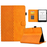 Custodia per tablet in pelle goffrata rombo, For Amazon Kindle Fire 7 2022, For Amazon Kindle Lite 2022, For Amazon Kindle PaperWhite 5 2021, For Amazon Kindle PaperWhite 4 / 3 / 2 / 1