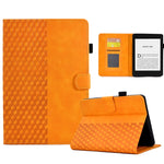 Custodia per tablet in pelle goffrata rombo, For Amazon Kindle Fire 7 2022, For Amazon Kindle Lite 2022, For Amazon Kindle PaperWhite 5 2021, For Amazon Kindle PaperWhite 4 / 3 / 2 / 1