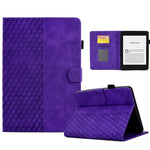Custodia per tablet in pelle goffrata rombo, For Amazon Kindle Fire 7 2022, For Amazon Kindle Lite 2022, For Amazon Kindle PaperWhite 5 2021, For Amazon Kindle PaperWhite 4 / 3 / 2 / 1