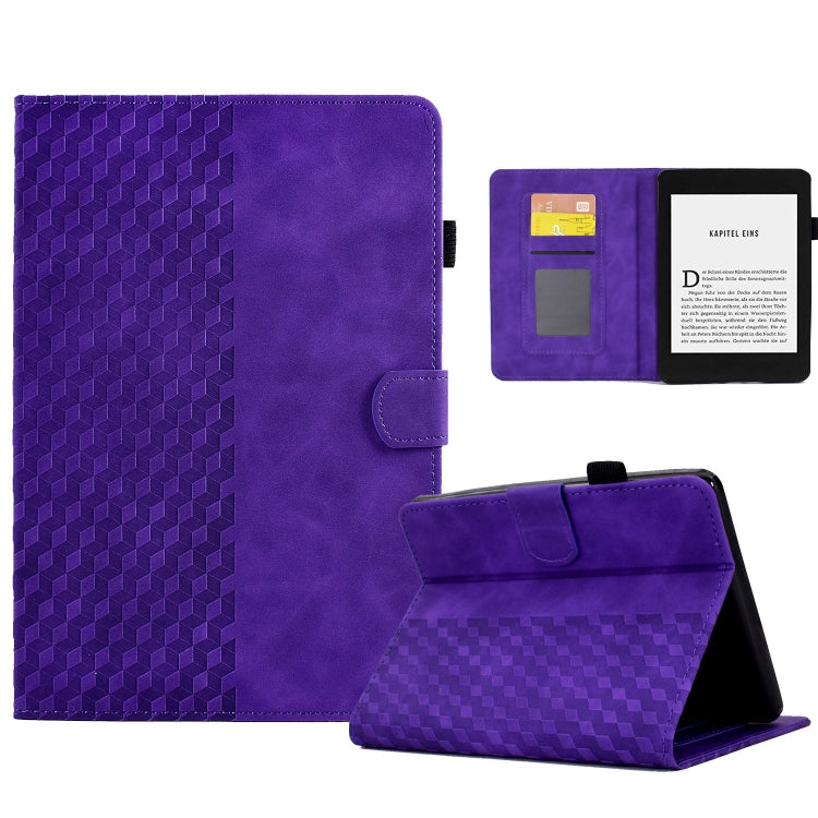 Custodia per tablet in pelle goffrata rombo, For Amazon Kindle Fire 7 2022, For Amazon Kindle Lite 2022, For Amazon Kindle PaperWhite 5 2021, For Amazon Kindle PaperWhite 4 / 3 / 2 / 1