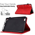 Custodia per tablet in pelle goffrata rombo, For Amazon Kindle Fire 7 2019 / 2017 / 2015, For Amazon Kindle Fire HD8 2020, For Amazon Kindle Fire HD8 2018 / 2017 / 2016, For Amazon Kindle Fire HD10 Plus 2021