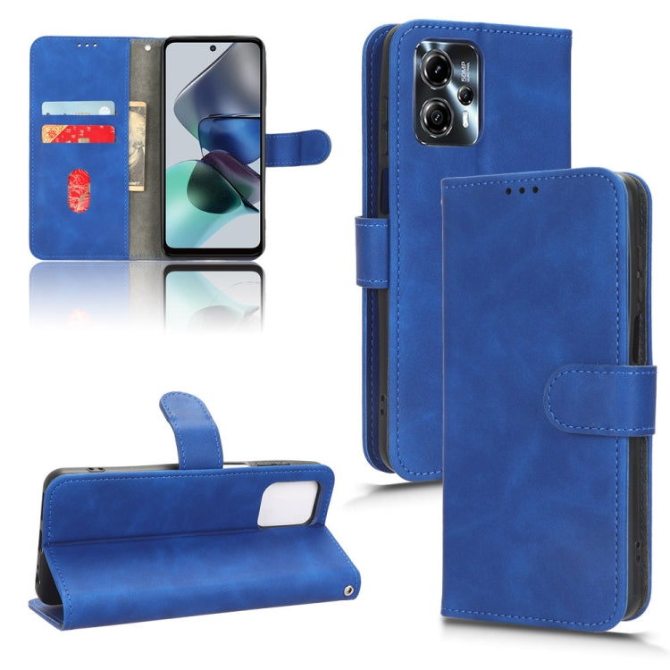 Custodia per telefono in pelle con vibrazione magnetica Skin Feel, For Xiaomi Poco X5 5G / Redmi Note 12 5G, For Motorola Moto G13 / G23 / G53, For Motorola Moto G73 5G, For UMIDIGI A13 Pro 5G