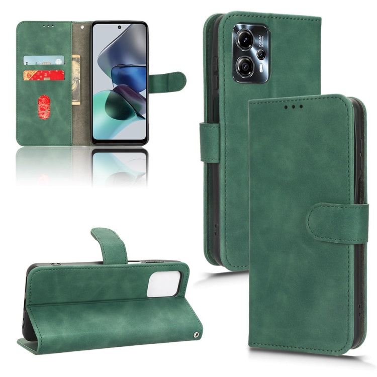 Custodia per telefono in pelle con vibrazione magnetica Skin Feel, For Xiaomi Poco X5 5G / Redmi Note 12 5G, For Motorola Moto G13 / G23 / G53, For Motorola Moto G73 5G, For UMIDIGI A13 Pro 5G