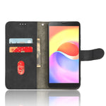 Custodia per telefono in pelle con vibrazione magnetica Skin Feel, For ZTE Blade A32