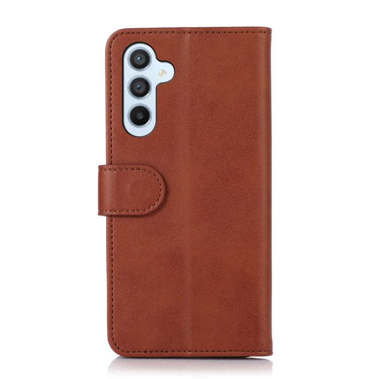 Custodia per telefono in pelle con trama di mucca, For Samsung Galaxy A24 4G