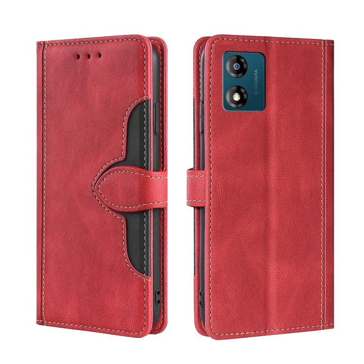 Custodia per telefono in pelle con fibbia magnetica Skin Feel, For Motorola Moto E13 4G, For OPPO A17k, For OPPO Reno8 T 4G, For Xiaomi Poco X5 Pro / Redmi Note 12 Pro Speed, For Honor X9a 5G
