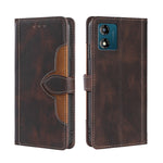 Custodia per telefono in pelle con fibbia magnetica Skin Feel, For Motorola Moto E13 4G, For OPPO A17k, For OPPO Reno8 T 4G, For Xiaomi Poco X5 Pro / Redmi Note 12 Pro Speed, For Honor X9a 5G