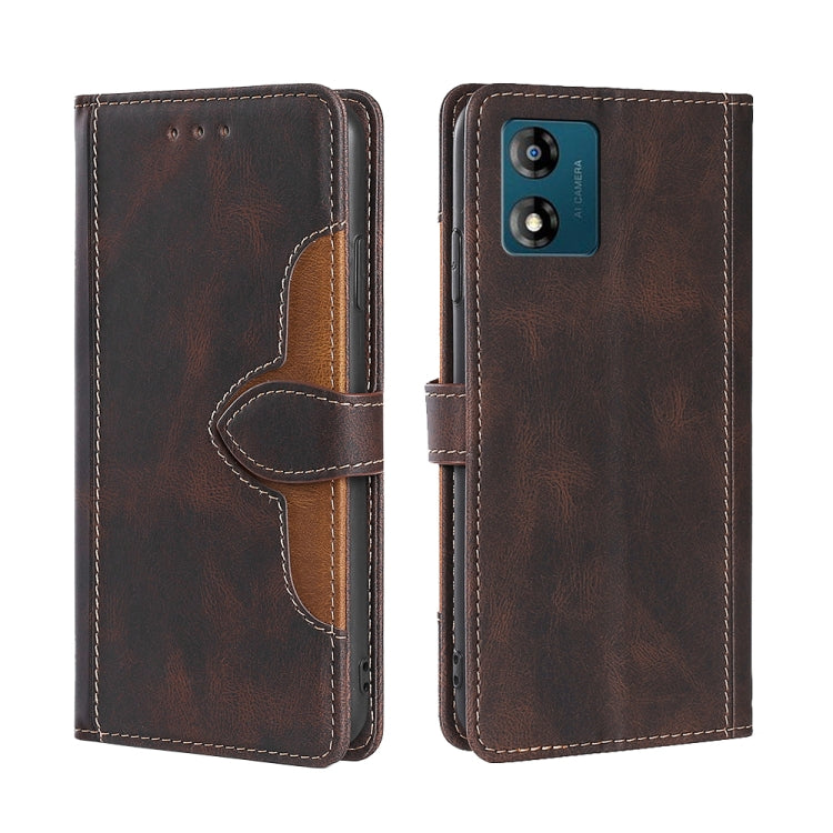 Custodia per telefono in pelle con fibbia magnetica Skin Feel, For Motorola Moto E13 4G, For OPPO A17k, For OPPO Reno8 T 4G, For Xiaomi Poco X5 Pro / Redmi Note 12 Pro Speed, For Honor X9a 5G