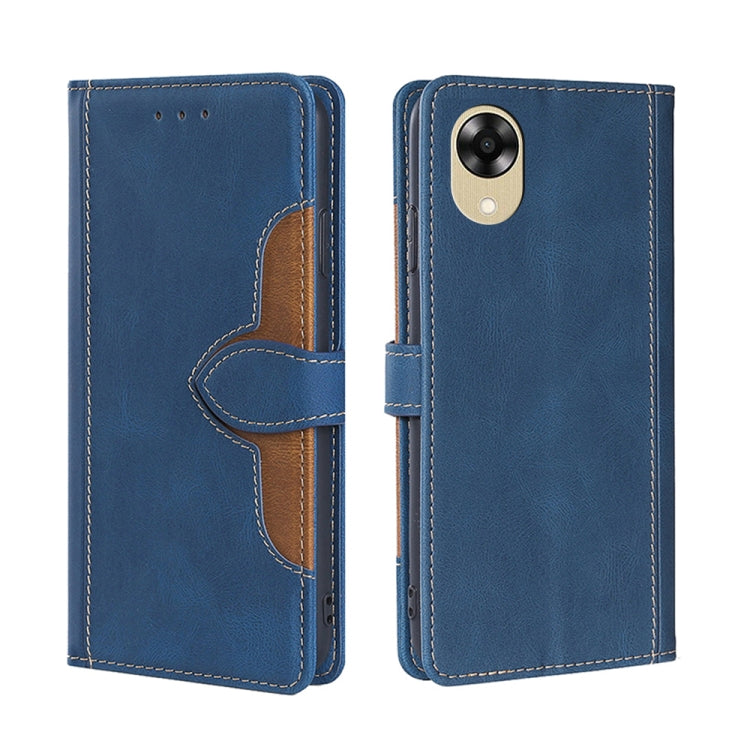Custodia per telefono in pelle con fibbia magnetica Skin Feel, For Motorola Moto E13 4G, For OPPO A17k, For OPPO Reno8 T 4G, For Xiaomi Poco X5 Pro / Redmi Note 12 Pro Speed, For Honor X9a 5G