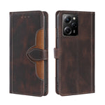 Custodia per telefono in pelle con fibbia magnetica Skin Feel, For Motorola Moto E13 4G, For OPPO A17k, For OPPO Reno8 T 4G, For Xiaomi Poco X5 Pro / Redmi Note 12 Pro Speed, For Honor X9a 5G