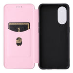 Custodia per telefono in pelle con vibrazione in fibra di carbonio, For OPPO Reno8 T 4G, For Motorola Moto E13 4G, For Motorola Moto G73 5G, For Xiaomi Redmi 12C