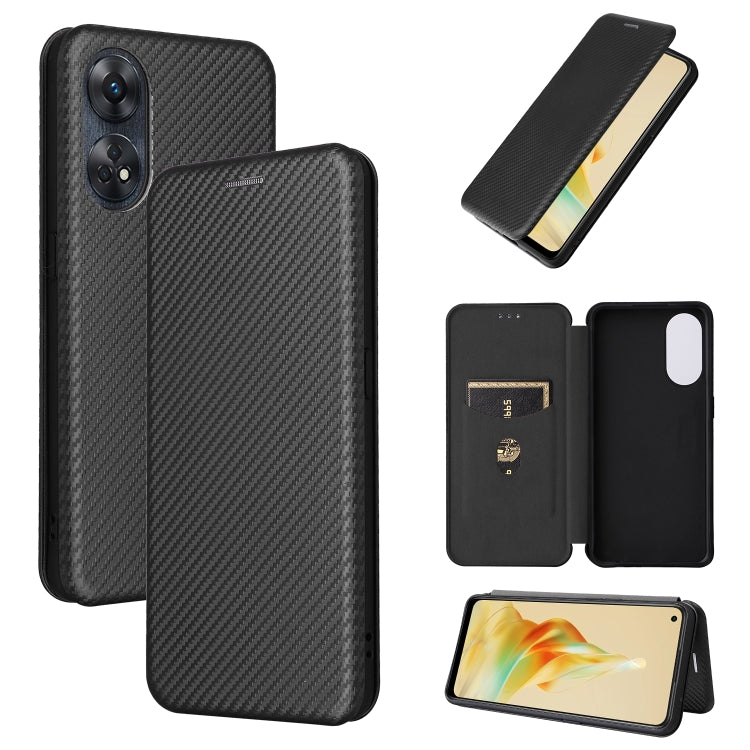Custodia per telefono in pelle con vibrazione in fibra di carbonio, For OPPO Reno8 T 4G, For Motorola Moto E13 4G, For Motorola Moto G73 5G, For Xiaomi Redmi 12C