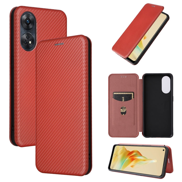 Custodia per telefono in pelle con vibrazione in fibra di carbonio, For OPPO Reno8 T 4G, For Motorola Moto E13 4G, For Motorola Moto G73 5G, For Xiaomi Redmi 12C