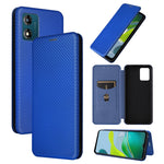 Custodia per telefono in pelle con vibrazione in fibra di carbonio, For OPPO Reno8 T 4G, For Motorola Moto E13 4G, For Motorola Moto G73 5G, For Xiaomi Redmi 12C