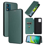 Custodia per telefono in pelle con vibrazione in fibra di carbonio, For OPPO Reno8 T 4G, For Motorola Moto E13 4G, For Motorola Moto G73 5G, For Xiaomi Redmi 12C