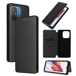 Custodia per telefono in pelle con vibrazione in fibra di carbonio, For OPPO Reno8 T 4G, For Motorola Moto E13 4G, For Motorola Moto G73 5G, For Xiaomi Redmi 12C