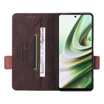 Custodia per telefono in pelle con chiusura magnetica, For OnePlus Nord CE 3 5G