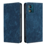 Custodia per telefono in pelle magnetica con spazzola antifurto RFID, For Motorola Moto E13 4G, For OPPO A17k, For OPPO Reno8 T 4G, For Xiaomi Poco X5 Pro / Redmi Note 12 Pro Speed