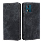 Custodia per telefono in pelle magnetica con spazzola antifurto RFID, For Motorola Moto E13 4G, For OPPO A17k, For OPPO Reno8 T 4G, For Xiaomi Poco X5 Pro / Redmi Note 12 Pro Speed