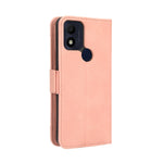 Custodia per telefono in pelle con slot per schede di consistenza al polpaccio, For TCL 305i, For TCL 405 / 406 T506D, For Unimax UMX U696CL, For vivo S16 Pro / S16