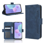 Custodia per telefono in pelle con slot per schede di consistenza al polpaccio, For TCL 305i, For TCL 405 / 406 T506D, For Unimax UMX U696CL, For vivo S16 Pro / S16
