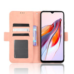 Custodia per telefono in pelle con slot per schede di consistenza al polpaccio, For Xiaomi Redmi 12C / 11A, For Xiaomi Redmi K60 5G / K60 Pro, For Xiaomi Redmi K60E 5G, For Xiaomi Redmi Note 12 Pro 5G Speed