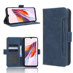 Custodia per telefono in pelle con slot per schede di consistenza al polpaccio, For Xiaomi Redmi 12C / 11A, For Xiaomi Redmi K60 5G / K60 Pro, For Xiaomi Redmi K60E 5G, For Xiaomi Redmi Note 12 Pro 5G Speed