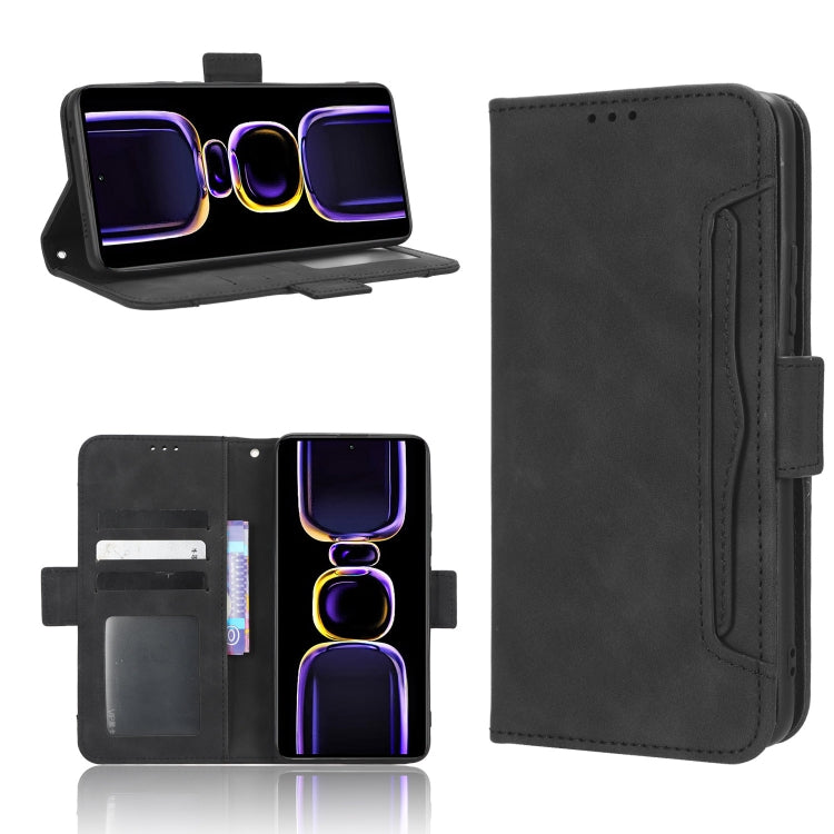 Custodia per telefono in pelle con slot per schede di consistenza al polpaccio, For Xiaomi Redmi 12C / 11A, For Xiaomi Redmi K60 5G / K60 Pro, For Xiaomi Redmi K60E 5G, For Xiaomi Redmi Note 12 Pro 5G Speed