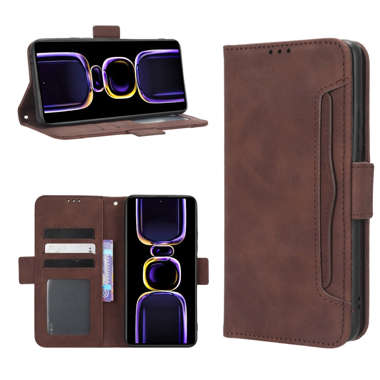 Custodia per telefono in pelle con slot per schede di consistenza al polpaccio, For Xiaomi Redmi 12C / 11A, For Xiaomi Redmi K60 5G / K60 Pro, For Xiaomi Redmi K60E 5G, For Xiaomi Redmi Note 12 Pro 5G Speed