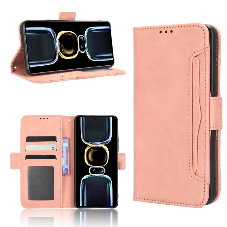 Custodia per telefono in pelle con slot per schede di consistenza al polpaccio, For Xiaomi Redmi 12C / 11A, For Xiaomi Redmi K60 5G / K60 Pro, For Xiaomi Redmi K60E 5G, For Xiaomi Redmi Note 12 Pro 5G Speed