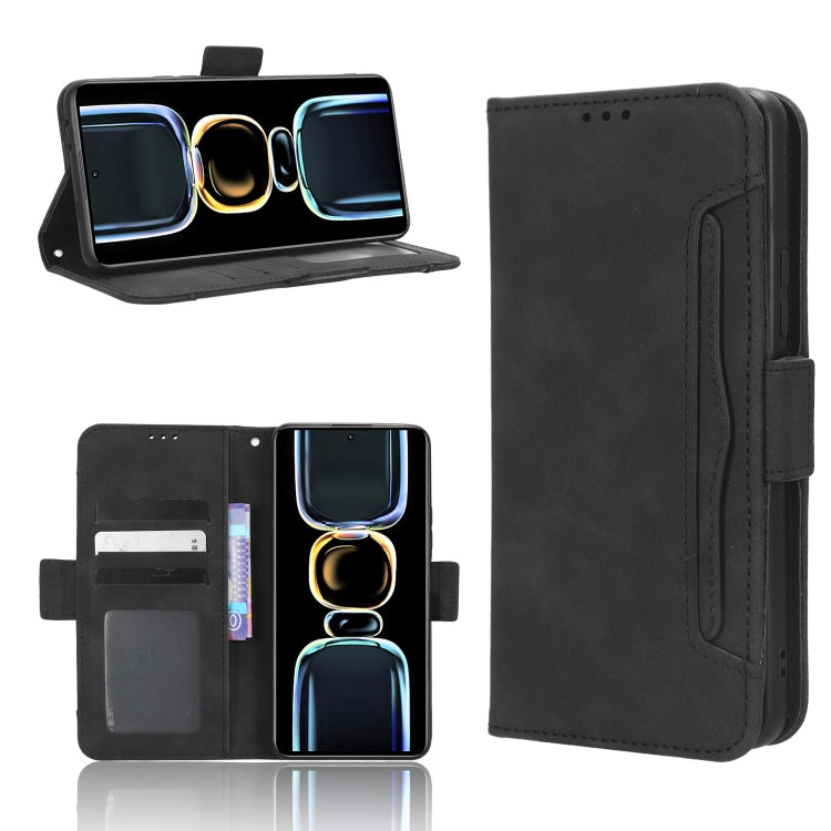 Custodia per telefono in pelle con slot per schede di consistenza al polpaccio, For Xiaomi Redmi 12C / 11A, For Xiaomi Redmi K60 5G / K60 Pro, For Xiaomi Redmi K60E 5G, For Xiaomi Redmi Note 12 Pro 5G Speed