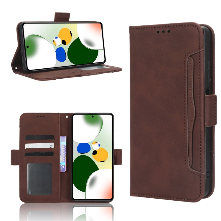 Custodia per telefono in pelle con slot per schede di consistenza al polpaccio, For Xiaomi Redmi 12C / 11A, For Xiaomi Redmi K60 5G / K60 Pro, For Xiaomi Redmi K60E 5G, For Xiaomi Redmi Note 12 Pro 5G Speed
