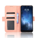 Custodia per telefono in pelle con slot per schede di consistenza al polpaccio, For Sharp Rouvo V, For Xiaomi Poco X5 5G / Redmi Note 12 5G, For OnePlus 11 5G, For ZTE Libero 5G III