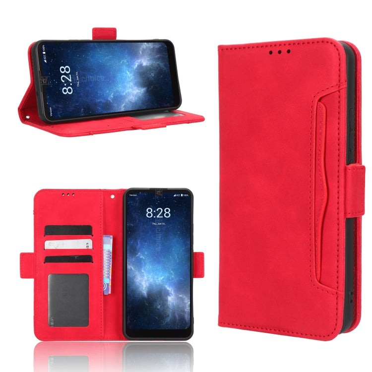 Custodia per telefono in pelle con slot per schede di consistenza al polpaccio, For Sharp Rouvo V, For Xiaomi Poco X5 5G / Redmi Note 12 5G, For OnePlus 11 5G, For ZTE Libero 5G III