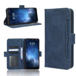 Custodia per telefono in pelle con slot per schede di consistenza al polpaccio, For Sharp Rouvo V, For Xiaomi Poco X5 5G / Redmi Note 12 5G, For OnePlus 11 5G, For ZTE Libero 5G III