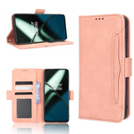 Custodia per telefono in pelle con slot per schede di consistenza al polpaccio, For Sharp Rouvo V, For Xiaomi Poco X5 5G / Redmi Note 12 5G, For OnePlus 11 5G, For ZTE Libero 5G III
