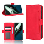 Custodia per telefono in pelle con slot per schede di consistenza al polpaccio, For Sharp Rouvo V, For Xiaomi Poco X5 5G / Redmi Note 12 5G, For OnePlus 11 5G, For ZTE Libero 5G III