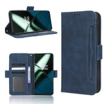 Custodia per telefono in pelle con slot per schede di consistenza al polpaccio, For Sharp Rouvo V, For Xiaomi Poco X5 5G / Redmi Note 12 5G, For OnePlus 11 5G, For ZTE Libero 5G III