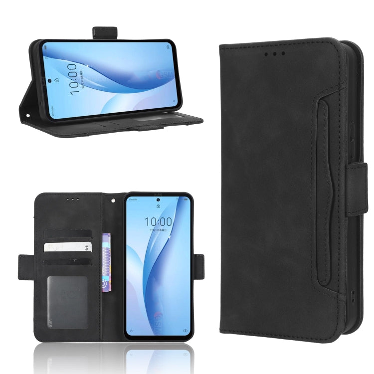 Custodia per telefono in pelle con slot per schede di consistenza al polpaccio, For Sharp Rouvo V, For Xiaomi Poco X5 5G / Redmi Note 12 5G, For OnePlus 11 5G, For ZTE Libero 5G III