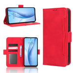 Custodia per telefono in pelle con slot per schede di consistenza al polpaccio, For Sharp Rouvo V, For Xiaomi Poco X5 5G / Redmi Note 12 5G, For OnePlus 11 5G, For ZTE Libero 5G III