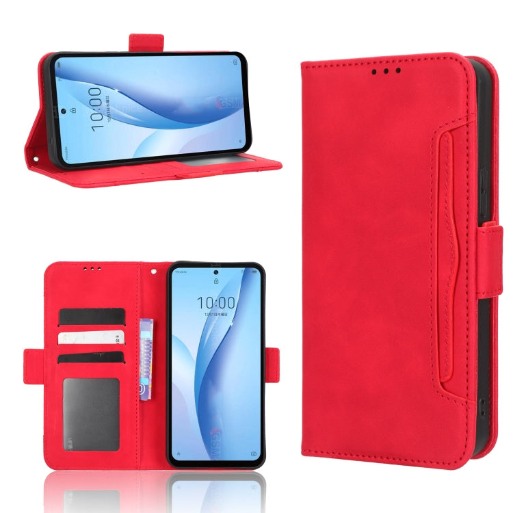 Custodia per telefono in pelle con slot per schede di consistenza al polpaccio, For Sharp Rouvo V, For Xiaomi Poco X5 5G / Redmi Note 12 5G, For OnePlus 11 5G, For ZTE Libero 5G III