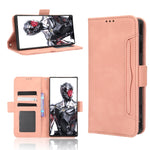 Custodia per telefono in pelle con slot per schede di consistenza al polpaccio, For ZTE nubia Red Magic 8 Pro / 8 Pro+, For ZTE nubia Z50