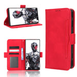 Custodia per telefono in pelle con slot per schede di consistenza al polpaccio, For ZTE nubia Red Magic 8 Pro / 8 Pro+, For ZTE nubia Z50
